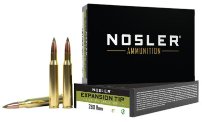 Nosler 40511 E-Tip  280Rem 140gr E Tip Lead Free 20 Per Box/10 Case