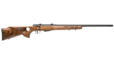 Savage Arms 18529 25 Lightweight Varminter-T 204 Ruger 4+1 Cap 24" Matte Black Rec/Barrel Natural Brown Laminate Fixed Thumbhole Stock Right Hand (Full Size) with Detachable Box Magazine