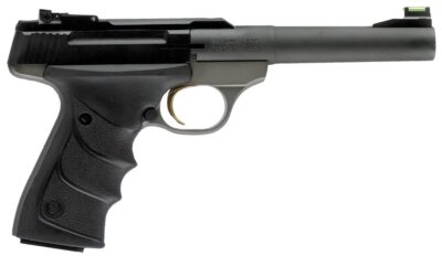 Browning 051448490 Buck Mark Practical *CA Compliant 22 LR 10+1 5.50" Taper Bull Barrel, Matte Black Serrated Steel Slide, Matte Gray Aluminum Frame & Black Ultragrip RX Grips