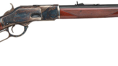 Taylors & Company 550181 1873 Taylor's Trapper Lever Action 357 Mag Caliber with 10+1 Capacity, 18" Blued Octagon Barrel, Color Case Hardened Metal Finish & Walnut Stock Right Hand (Full Size)