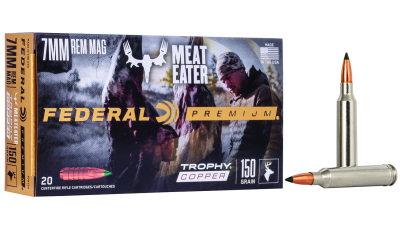 Federal P7RTC3 Premium  7mmRemMag 150gr Trophy Copper 20 Per Box/10 Case