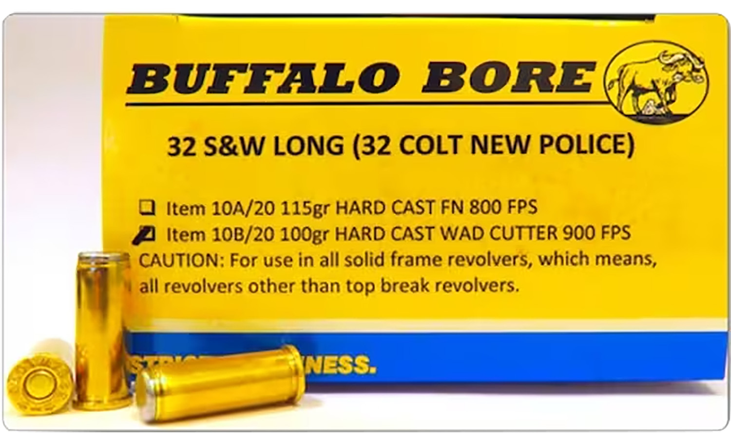 Buffalo Bore Ammunition 3J20 Anti-Personnel Strictly Business 45Colt 225gr Soft Cast Hollow Point 20 Per Box/12 Case