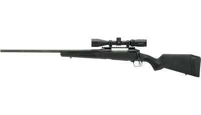 Savage Arms 57323 110 Apex Hunter XP 25-06 Rem 4+1 24", Matte Black Metal, Synthetic Stock, Vortex Crossfire II 3-9x40mm Scope, Left Hand