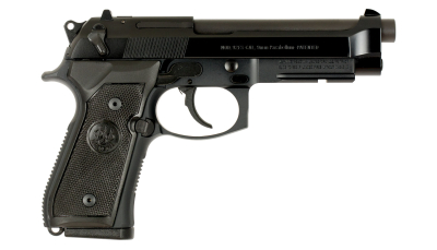 Beretta USA JS92M9A1CA M9A1 *CA Compliant Full Size Frame 9mm Luger 10+1, 4.90" Black Steel Barrel, Black Bruniton Serrated Steel Slide, Black Aluminum Frame w/Picatinny Rail