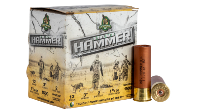 HEVI-Shot HS28002 HEVI-Hammer  12Gauge 3" 1 1/4oz 2Shot 25 Per Box/10 Case