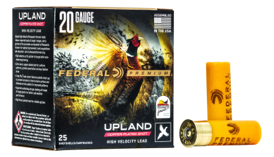 Federal PF2046 Premium Wing-Shok Pheasant Forever High Velocity 20Gauge 2.75" 1oz 6Shot 25 Per Box/10 Case