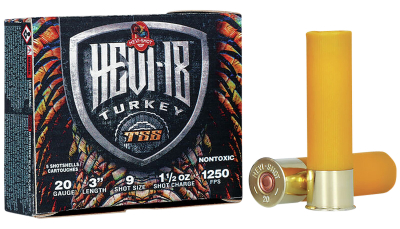 HEVI-Shot HS7009 HEVI-18 TSS Turkey 20Gauge 3" 1 1/2oz Tungsten 9Shot 5 Per Box/10 Case