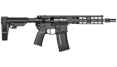 Radian Weapons R0052 Model 1 Pistol 300 Blackout 30+1 9", Black, Billet Rec, M-Lok Handguard, Smooth Buffer Tube (No Brace), Magpul Grip, Ambi Controls, Dead Air QD Flash Hider, Adj. Trigger