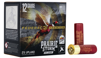 Federal PFX129FS6 Premium Prairie Storm FS 12Gauge 3" 1 5/8oz 6Shot 25 Per Box/10 Case