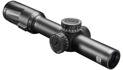 Eotech VDU16FFSR2G Vudu FFP Black Hardcoat Anodized 1-6x 24mm 30mm Tube Illuminated Green SR2-MOA Reticle Features Throw Lever