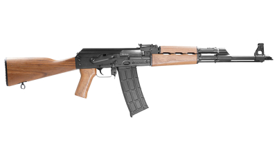 Zastava Arms Usa ZR90556WM ZPAP M90 5.56x45mm 30+1 18.25" Black Chrome Lined Barrel, Black Walnut Handguard, Walnut Fixed Stock & Grip