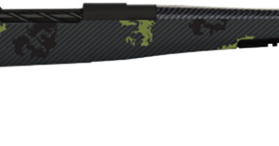 Fierce Firearms ROG300WIN22BF Carbon Rogue Full Size 300 Win 3+1 22" Carbon Fiber Hand Lapped/Match Grade Threaded Barrel, Black Cerakote Steel Receiver, Forest Camo Fierce Rogue Carbon Fiber Stock