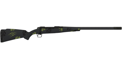 Fierce Firearms ROG300WIN22BF Carbon Rogue  Full Size 300 Win 3+1 22" Carbon Fiber Hand Lapped/Match Grade Threaded Barrel, Black Cerakote Steel Receiver, Forest Camo Fierce Rogue Carbon Fiber Stock