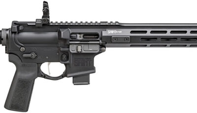 Springfield Armory STV91609BLC SAINT Victor 9mm Luger 16" 10+1, Black, B5 Sytems Bravo Stock & Type 23 Grip, Flip-Up Sights, Blast Diverter