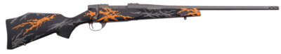 Weatherby VYH65CMR2B Vanguard Compact Hunter 6.5 Creedmoor 4+1 20", Tungsten Gray Barrel/Rec, Black w/Gray & Orange Sponge Accents Monte Carlo Stock, Accubrake Muzzle Brake