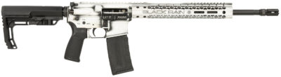 Black Rain Ordnance BROFUSIONWB Spec15 Fusion 5.56x45mm NATO 30+1 16", White Battleworn, 12" M-LOK, MFT EPG16 Grip/Minimalist Stock