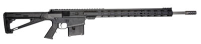 Great Lakes Firearms GL10LA270SSBLK AR-10  270 Win 5+1 24", Black, 20" M-Lok Handguard Fixed Hogue OverMolded Stock, A2 Grip, Muzzle Brake