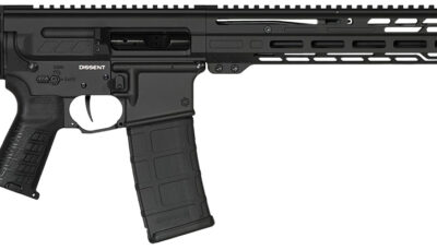 CMMG 55A1A0BAB Dissent MK47 5.56x45mm NATO 30+1 (2) 16.10", Black Armor, Side Charging Handle Rec, 15" M-Lok Handguard, Side Folding Stock, Zeroed Grip, Muzzle Brake, 60/90 Ambi Safety, Adj. Gas Block