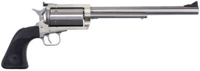 Magnum Research BFR30306 BFR  Extra Large 30-30 Win 6 Shot 10" Brushed Stainless Steel Barrel & Cylinder, Stainless Steel Frame, Black Hogue Rubber Grip, Exposed Hammer