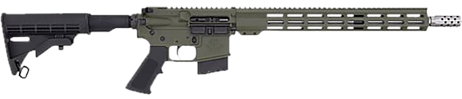 Great Lakes Firearms GL15400SSODG AR-15  400 Legend 5+1 16" Stainless Threaded Barrel, OD Green Cerakote Aluminum Receiver w/Picatinny Rail, Adjustable Black Synthetic Stock, Mil-Spec Grip