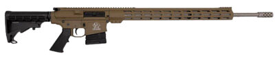 Great Lakes Firearms GL10243SSBRZ GLFA  243 Win 5+1 24" Stainless Threaded Barrel, Picatinny Rail Aluminum Receiver, Adjustable Black Synthetic Stock, Mil-spec Polymer Grip