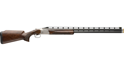 Browning 0183244002 Citori 825 Trap 12 Gauge Break Open 2.75" 2rd 32" Polished Blued Over/Under Vent Rib Barrel, Silver Nitride Stainless Steel Receiver, Monte Carlo Comb Gloss Black Walnut Stock