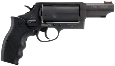 Taurus 2-441031MAGVL Judge w/Laser Compact 45 Colt (Long Colt) 410 Bore 3" Chamber 5rd 3" Matte Black Alloy Steel Barrel, Cylinder & Frame, Viridian Laser, Transfer Bar Safety