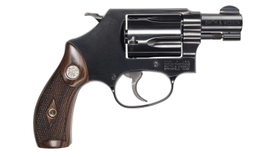 Smith & Wesson 14076 Model 36 J-Frame 38 Special +P 5 Shot 1.88" Blued Carbon Steel Barrel, Blued Cylinder, Blued Carbon Steel Frame, Checkered Wood Grip, No Safety, Exposed Hammer