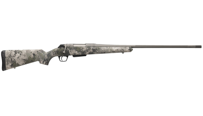 Winchester Repeating Arms 535800294 XPR Extreme 6.5 PRC 3+1 24" Tungsten Cerakote Fluted Threaded Barrel & Drilled & Tapped Steel Receiver, Fixed TrueTimber VSX Synthetic Stock