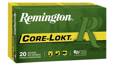 Remington Ammunition 27657 Core-Lokt  6.5Creedmoor 140gr Pointed Soft Point Core-Lokt 20 Per Box/10 Case