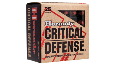 Hornady 90310 Critical Defense  38Special 110gr Hornady Flex Tip eXpanding 25 Per Box/10 Case