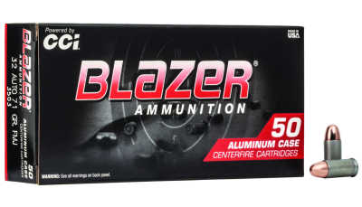 CCI 3503 Blazer Handgun 32ACP 71gr Total Metal Jacket 50 Per Box/20 Case