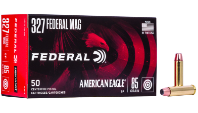 Federal AE327A American Eagle Handgun 327FederalMag 85gr Jacketed Soft Point 50 Per Box/20 Case