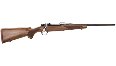 Ruger 37138 Hawkeye Compact Sports South Exclusive 243 Win 4+1 16.50" Satin Blued Alloy Steel Barrel, Receiver w/Integral Scope Mount, American Walnut Fixed Stock, Right Hand