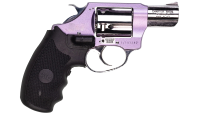 Charter Arms 53842 Undercover Lite Chic Lady Small 38 Special 5 Shot 2" High Polished Stainless Steel Barrel & Cylinder, Lavender Aluminum Frame w/Black Crimson Trace Laser Grip, Exposed Hammer