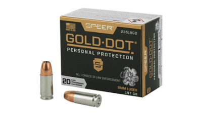 SPR GOLD DOT 9MM 147GR HP 20/200