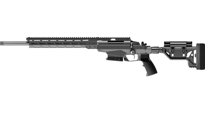 Tikka JRTAC482L T3x Tac A1 6.5 Creedmoor 24" 10+1 Black Rec/Barrel Black Fixed with Aluminum Bedding Stock Black Polymer Grip Left Hand