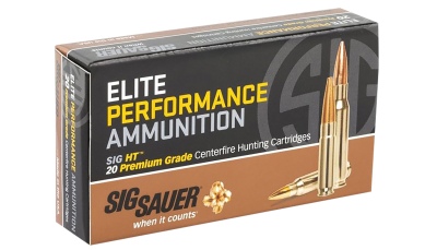 Sig Sauer E270H120 Elite Copper Hunting  270Win 130gr Copper Solid 20 Per Box/10 Case