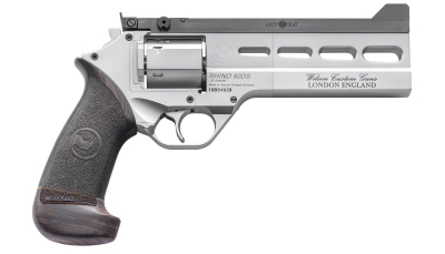 Chiappa Firearms 340302 Rhino Match Master 38 Special 6 Shot, 6" Gray PVD Steel Vent Rib Barrel & Cylinder, Gray PVD Aluminum Frame, Black Hogue Micarta Grip, Exposed Hammer