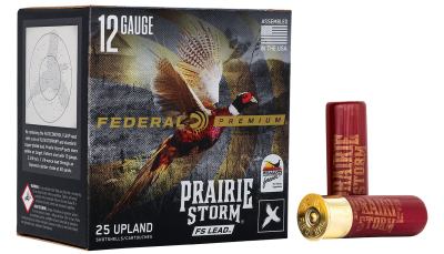 Federal PFX129FS4 Premium Prairie Storm FS 12Gauge 3" 1 5/8oz 4Shot 25 Per Box/10 Case