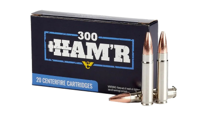 Wilson Combat A300HMR135HBN HAM'R Bonded 300 HAM'R 135 gr Speer HAM'R Bonded Nickel-Plated Brass 20 Bx/ 10 Case