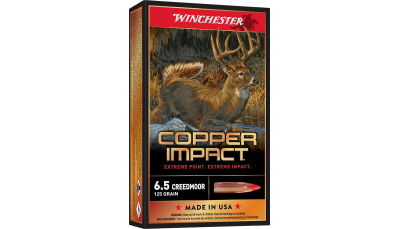 Winchester Ammo X65CLF Copper Impact  6.5Creedmoor 125gr Copper Extreme Point Lead Free 20 Per Box/10 Case