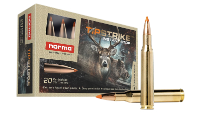 Norma Ammunition 20169292 Dedicated Hunting Tipstrike 270Win 140gr Polymer Tip 20 Per Box/10 Case