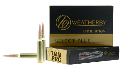 Weatherby F7PRC150SCO Select Plus  7mmPRC 150gr Swift Scirocco 20 Per Box/10 Case