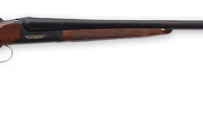 Weatherby OG14128DSM Orion 410 Gauge Break Open 3" 2 Shot 28" Blued Side By Side Barrel, Blued Steel Receiver, Straight English w/Splinter Forend Walnut Wood Stock