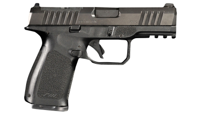 Rost Martin RM1CBLKOSP RM1C  9mm Luger 17+1 4" Black Match Grade Barrel, Black Tenifer Optic Ready/Serrated Steel Slide, Black Polymer Frame w/Picatinny Rail, Textured Grip, Ambidextrous