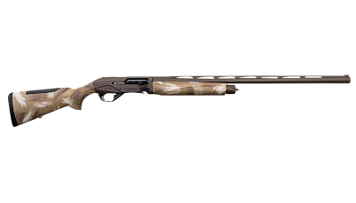 Weatherby XSL2028MAG Sorix  Full Size 20 Gauge Semi-Auto 3" 2+1 28" Burnt Bronze Cerakote Vent Rib Barrel & Drilled & Tapped Steel Receiver, Slough Camo Synthetic Stock w/Adj Shim, Ambidextrous