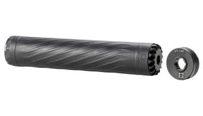 Anechoic X45LB Anechox 45L  45/454Casull/458Mag 1.62" Black Titanium/Stainless Steel 5/8"x24