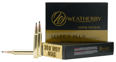 Weatherby F300180SCO Select Plus  300WthbyMag 180gr Swift Scirocco 20 Per Box/10 Case