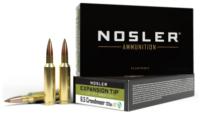 Nosler 40398 E-Tip  6.5Creedmoor 120gr E Tip Lead Free 20 Per Box/10 Case